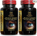 Vision Support Pills - Immune Support with Natural Extracts Antioxidants Vision Complex with Lutein &amp Bilberry - Eye Health Supplement - 2 Bottles 120 Capsules
