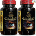 Vision Support - Lutein for Eyes Organic Vision and Eye Support Complex with Lutein Eye Supplements for Adults Antioxidant Vitamins - 2 Bottles 120 Capsules