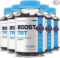 (5 Pack) Boost TRT Maximum Strength Performance Gummies BoostTRT Gummy Supplement Boost TRT Maximum Strength Advanced Shilajit Multivitamin Supplement BoostTRT Health Gummies (5 Month Supply)