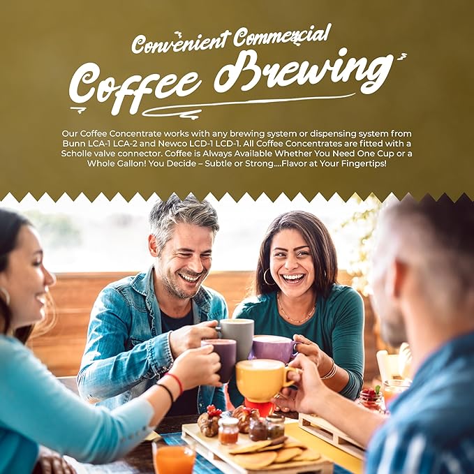 Christopher Bean Coffee - 396 servings 30 to 1 Blend Bag in Box Liquid Instant Coffee or Cold Brew Coffee Concentrate - Hot or Iced Coffee - Caramel Macchiato