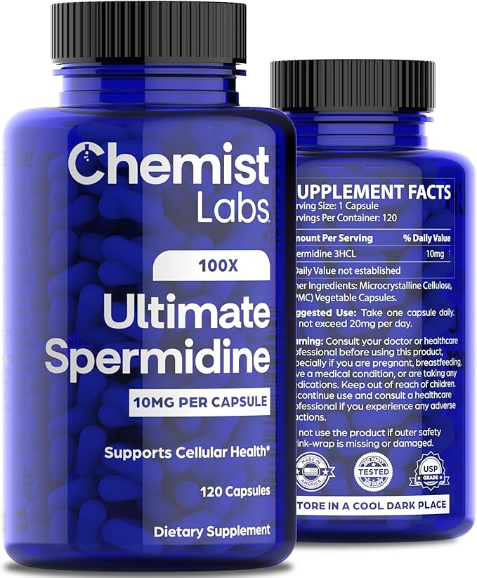 Clarity &amp Focus Stack. 10 mg Spermidine Plus Methylene Blue 1% 4oz