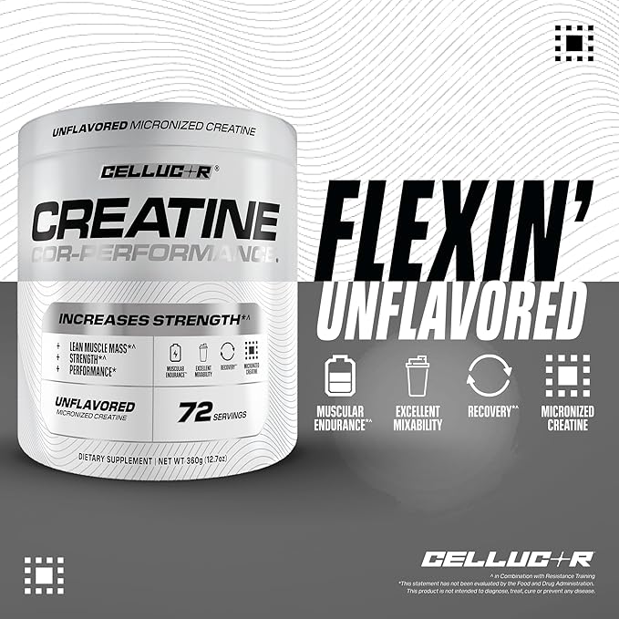 Cellucor Cor-Performance Creatine Monohydrate for Strength and Muscle Growth 72 Servings