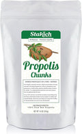 Stakich Bee Propolis Chunks - Pure Natural - 1 Pound (16 Ounce)