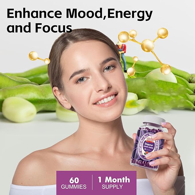 Well&ampWhole Grass Fed Beef Liver Gummies and Dopamine Supplements for MoodFocus and Energy