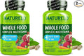 NATURELO Mens Multivitamins - Whole Food Multivitamin for Men with Vitamins Minerals - 240 Vegetarian Capsules for Energy Brain Heart Eye Health* (Pack of 2)