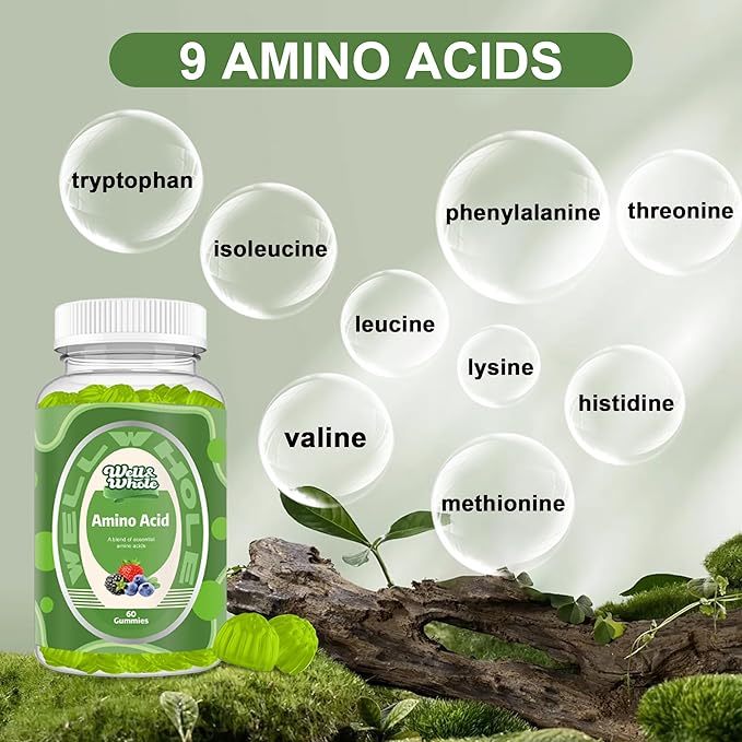 Well&ampWhole EAA Gummies and TUDCA 1000mg Gummies with Milk Thistle 500mg