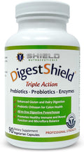 DigestShield® Probiotic &amp Prebiotic Supplement + Digestive Enzymes Beat the Bloat Safely Digest Dairy Gluten and Processed Foods Reduce Fat Absorption with Chitosan 90-Meal Supply