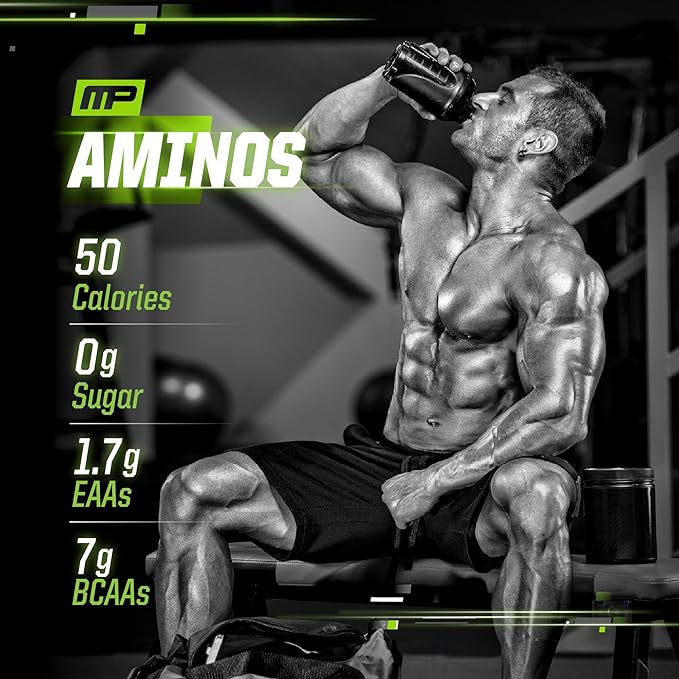 MusclePharm Select Amino's EAA + BCAAs Post Workout Essential Amino Acids Powder Pre Workout Energy Supplement for Men &amp Women with Branched Chain Amino Acids 30 Servings (Sour Candy)