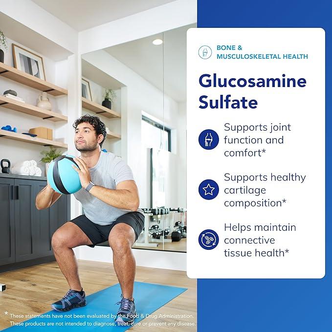 Pure Encapsulations Glucosamine Sulfate 1000 mg | Supplement for Joint Support and Mobility Cartilage Health and Connective Tissue* | 180 Capsules