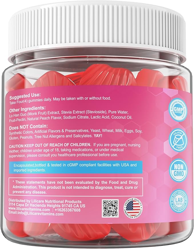 Creatine for Women Gummies Micronized Creatine Monohydrate + Myo-Inositol Collagen Peptides BCAAs Hyaluronic Acid Vitamin B6 B12 Zinc for Enërgy Föcus Hörmonal Balance Sugar Free 120 Counts