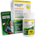 Equate Peppermint 48 Softgels 180 mg - Daily Digestive Health Support and Vital Volumes Tips Card