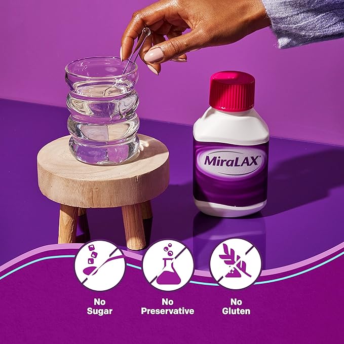 MiraLAX Laxative Powder Packets 10.0 ea. (Quantity of 5)