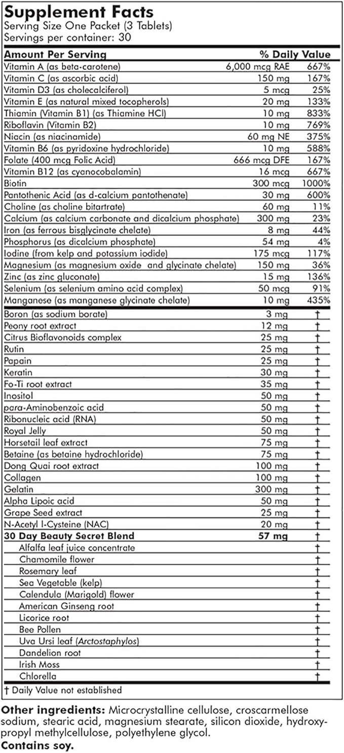 Futurebiotics 30 Day Beauty Secret 30-Count