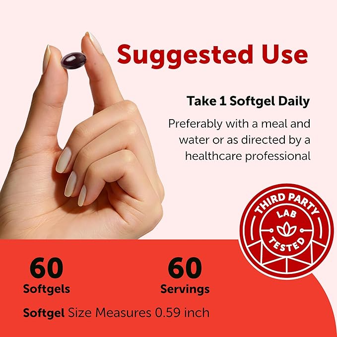 Micro Ingredients Astaxanthin 12mg with MCT Oil 60 Softgels | Fresh Microalgae Source | Triple Strength Easy to Swallow Non-GMO Gluten Free Soy Free