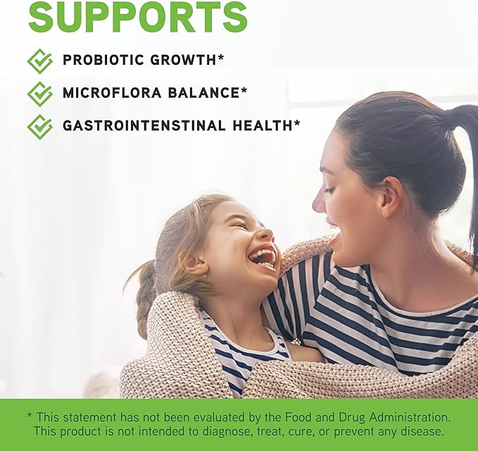 DAVINCI Labs Arabinogalactan Powder - Probiotic Support Supplement Aids Immune System GI Health &amp Microflora Balance* - Prebiotic Fiber Supplement with Larch Tree Extract - 20 Servings (100 g)