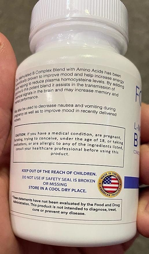 FolateMaxx L-Methylfolate 10mg 90 Capsules – Doctor Formulated Methyl Folate Supplement for Women &amp Men – High Potency 5-MTHF for Energy Mood &amp Focus – Non-GMO Gluten-Free (3-Month Supply)
