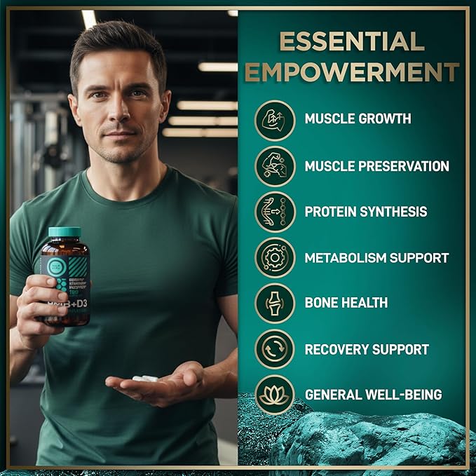 WILD FUEL HMB with Vitamin D3 and Essential Amino Acid Supplement Power and Recovery Bundle
