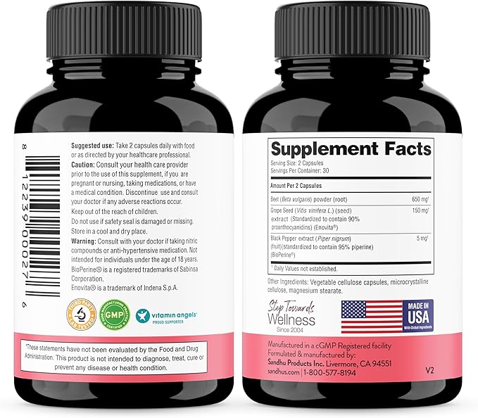Sandhu's Mullein Drops for Lungs Bundle with Beetroot Powder Capsules | Supports Immune Health &amp Overall Wellness for Men &amp Women