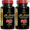 Pomegranate Extract Pills Herbal Supplement with Plant-Based Antioxidant Support Daily Vegan Non-GMO Formula for Men and Women - 2 Bottles 120 Capsules