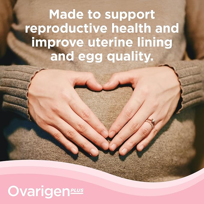 CalmCo Ovarigen Plus Myo-Inositol &amp D-Chiro Inositol Supplement for Women – 40:1 Powder with Folic Acid Ashwagandha &amp Vitamin D3 Fertility Supplements for PCOS Ovarian Support (30 Sachets)