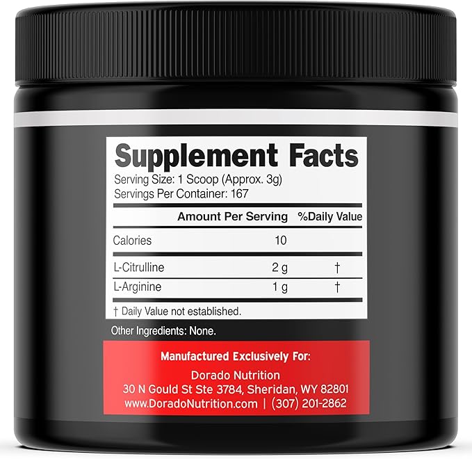 L Arginine L Citrulline (240 Count) - Nitric Oxide Pill for Stamina &amp Endurance and L Arginine L Citrulline Powder (3g) - Nitric Oxide Booster Powder for Performance &amp Endurance - Vegan &amp