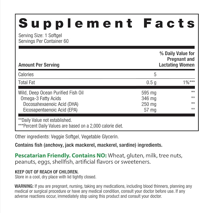 Rainbow Light Prenatal DHA Vitamins for Women | 60 Softgels | Omega 3 Fish Oil (DHA &amp EPA) | Supports Mom &amp Baby’s Health from Conception to Nursing
