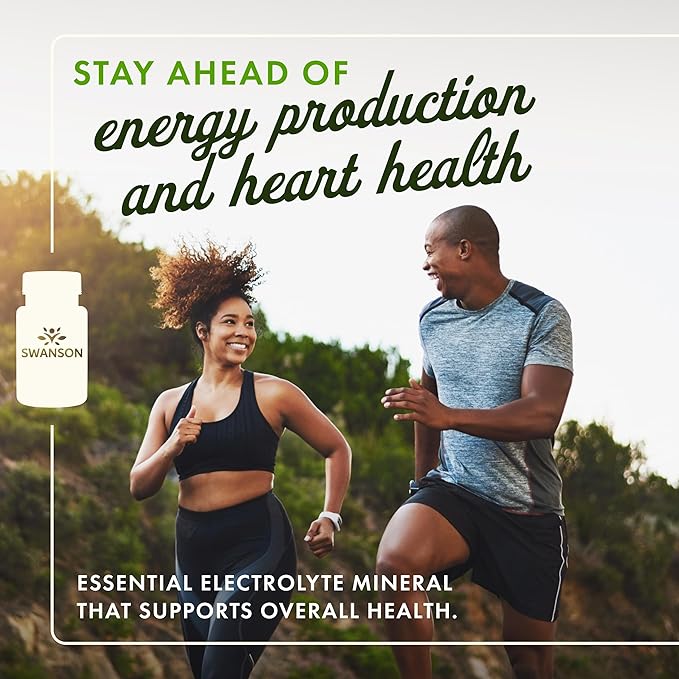 Swanson Potassium Citrate - Mineral Supplement Promoting Heart Health &amp Energy Support - Aids Optimal Nerve &amp Kidney Function with Natural Ingredients - (120 Capsules 99mg Each) (4 Pack)