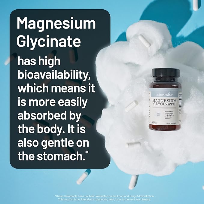 NatureWise [1] Oral Probiotics - Chewable Sugar-Free Mint Tablet - 50 Count[50-Day Supply] + [1] Magnesium Glycinate 625mg - Chelated Magnesium - 30 Capsules[30-Day Supply]