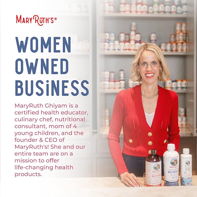 MARYRUTH'S Postnatal &amp Prenatal Vitamins for Women | Sugar Free | Selenium | Folate | Vegan | Non-GMO | Gluten Free | 32oz