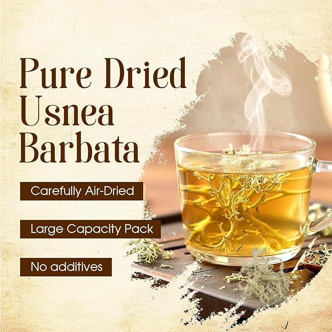 Usnea Lichen Herb Bulk – 300g Dried Usnea Barbata Natural Botanical for Homemade Tea Herbal Remedies Craft &amp Apothecary (1 LB)