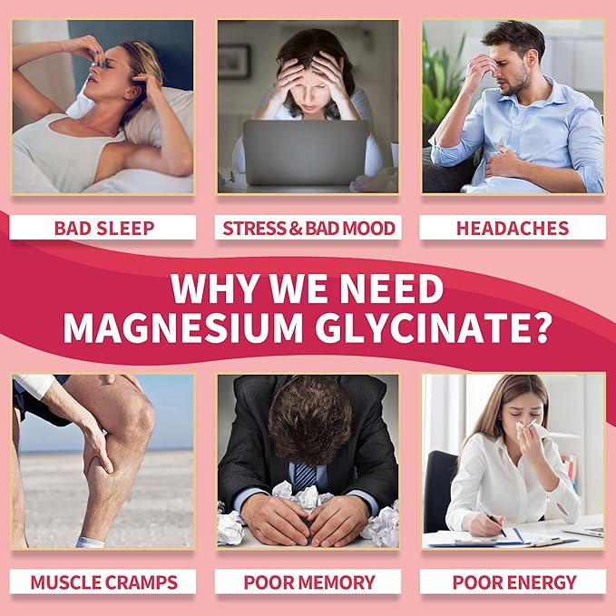Magnesium Glycinate Gummies Sugar Free Magnesium Supplement w/Ashwagandha Zinc Vegan Magnesium Glycinate Supplement for Adults - 120 Cherry Gummies