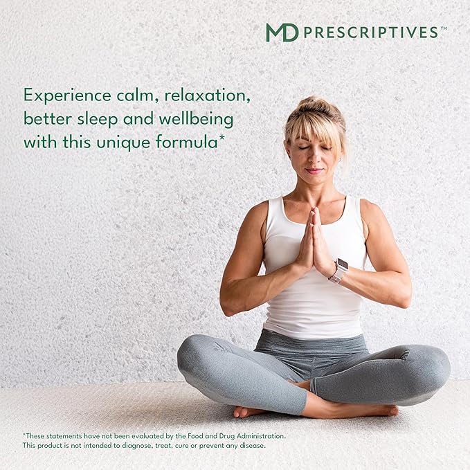 MD Prescriptives - Magnesium MD - Highly Absorbable Dietary Magnesium Supplement with Glycinate &amp Acetyl Taurinate - 120 Capsules