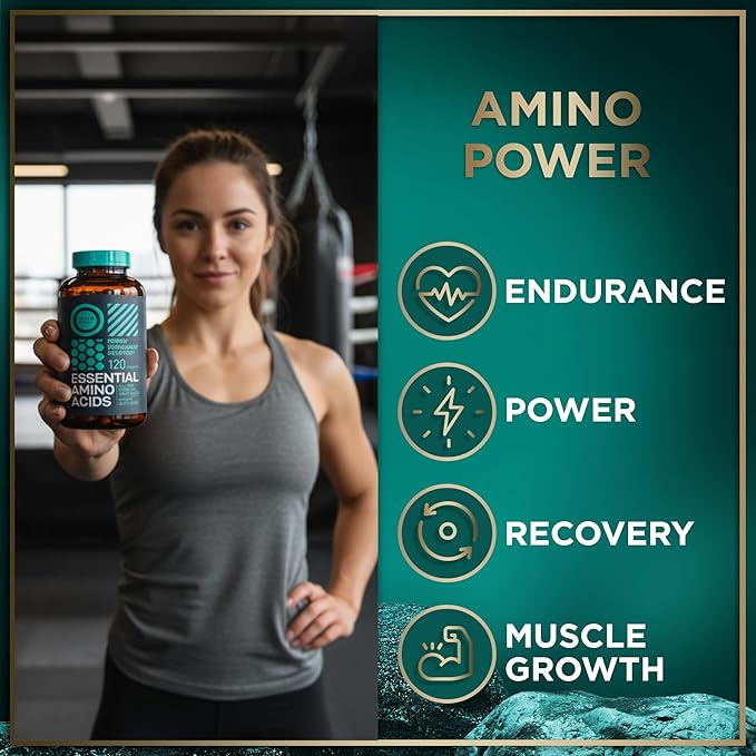 WILD FUEL HMB with Vitamin D3 and Essential Amino Acid Supplement Power and Recovery Bundle