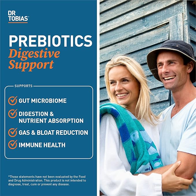 Dr. Tobias Probiotics 30 Billion &amp Prebiotics Supporting Digestion &amp Gut Health