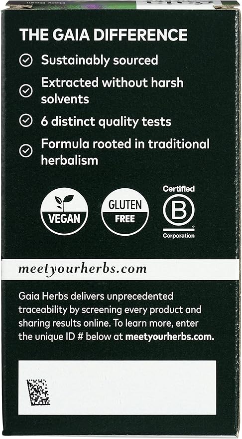 Gaia Herbs Adrenal Health Stress Support 60 Ct