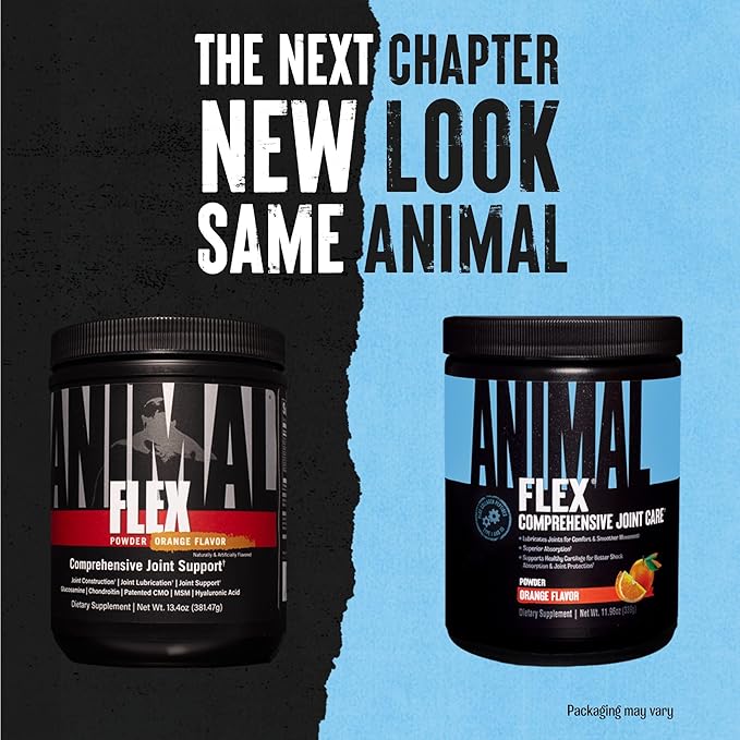 Animal Omega Omega 3 &amp 6 Supplement Flex Joint Supplement with Glucosamine Chondroitin MSM Turmeric 30 Servings