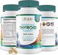 Daily Thyroid Boost Advanced Formula with Iodine Ashwagandha Vitamin B12 Zinc and Selenium for Energy Metabolism and Focus 60 Capsules