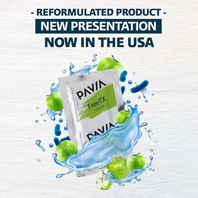 Pavia Live Probiotics Bio-Gel with Fiber FreeTX | Probiotics &amp Prebiotics | Digestive Support | 1 Billion Live Cultures | Green Apple Flavor | 30 Sachets