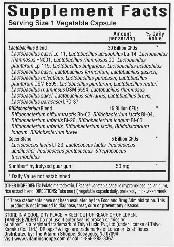 ProBioCare Probiotic for Women - 50 Billion CFUs - Supports Digestive Immune &amp Vaginal Health with Lactobacillus Bifidobacterium Gluten-Free Dairy-Free Non-GMO (30 Vegetable Capsules)
