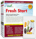 Fresh Start All-in-One Daily Vitamin Pack - Stress &amp Mood Support - Ashwagandha Panax Ginseng Adaptogens B-Complex &amp Super Greens - 30 Day Supply