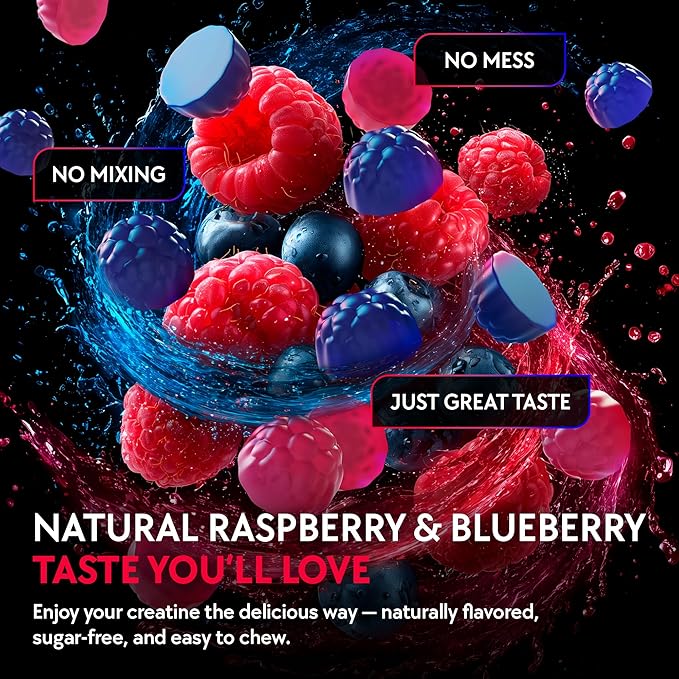 Creatine Monohydrate Gummies Complex 5000 MG for Men &amp Women Preworkout Gummy with BCAA L-Carnitine Taurine &amp Vitamin B12 for Muscle Growth Strength &amp Energy Support  Flavored and Che