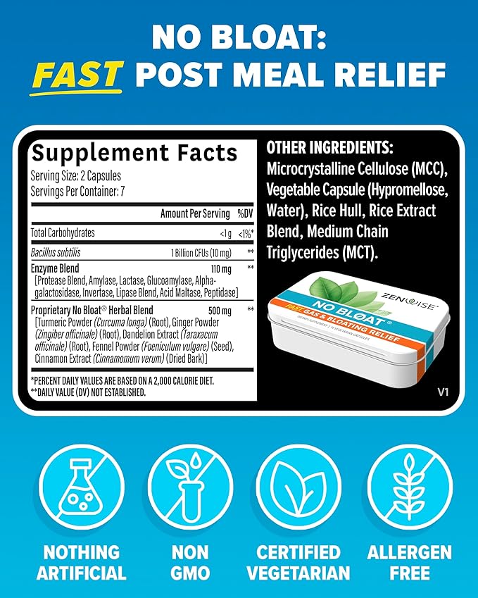 Dude Wipes + Zenwise #2 Plus Bundle – 48 Flushable Wipes + 15 Digestive Enzymes with Probiotics and Prebiotics + 14 No Bloat Caps – for Digestive Gut and Butt Health