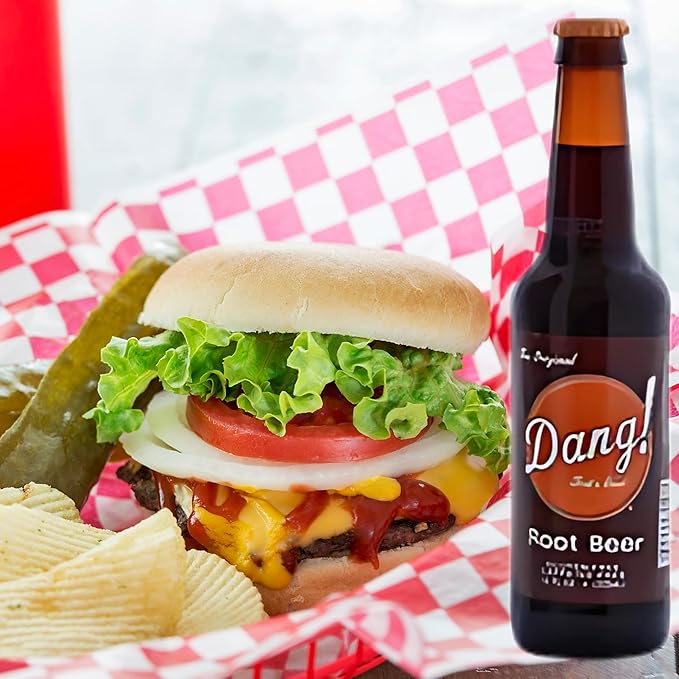 Dang Root Beer | Delicious Root Beer with Real Cane Sugar | 12 oz Glass Bottles with Crazy Soda Pop Bottle Opener (6 Pack)