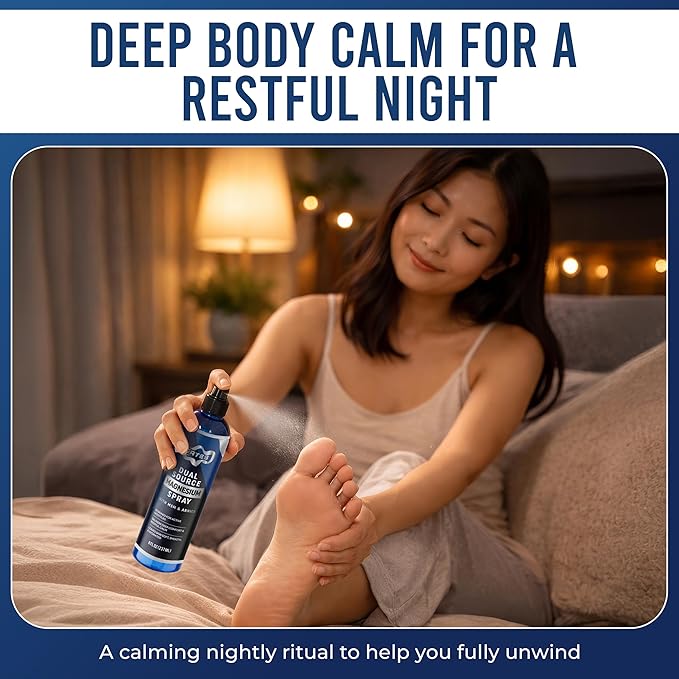 8 Gates Dual Source Magnesium Oil Spray for Pain Relief with MSM &amp Arnica – Magnesium Spray for Pain Leg Cramps Sore Muscles &amp Feet – Dead Sea Magnesium Chloride Epsom Salt &amp Panthenol