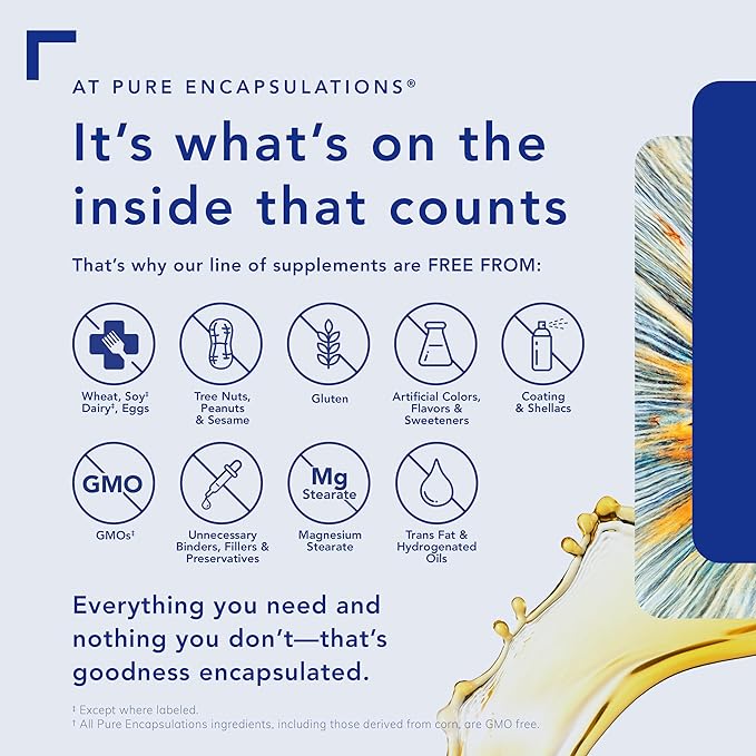 Pure Encapsulations Alpha Lipoic Acid 600 mg - ALA Supplement for Liver Support Antioxidants Nerve Health Cardiovascular Health &amp Carbohydrate Support - Premium Alpha Lipoic Acid - 120 Capsules