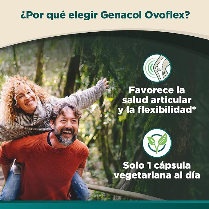 Genacol Ovoflex – Natural Eggshell Membrane Supplement Support Healthy Joints &amp Flexibility Vegetarian Solution for Joint Care Results in 7 Days Value Pack 60 Capsules (60-Day Supply)