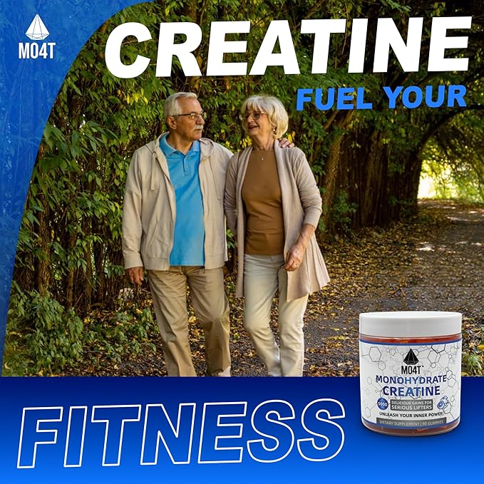 Creatine Monohydrate Gummies 5000 mg for Men &amp Women Sugar Free Creatine Gummies Orange Flavor