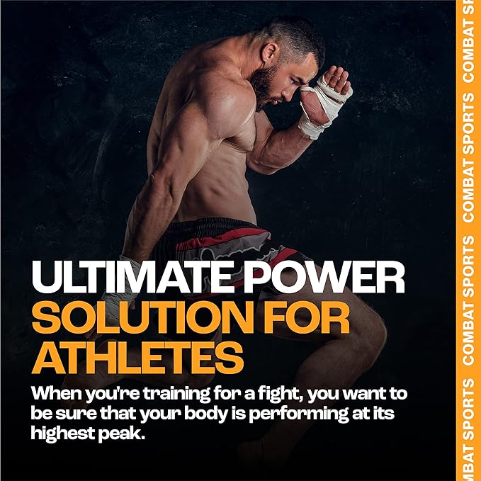 MMUSA Fighters Creatine Serum: Boost Strength Power &amp Energy for Boxing. Enhance Stamina &amp Muscle Build. Packed with MSM Amino Acids Vitamins &amp Glucosamine. Joint Protection. Strawberry