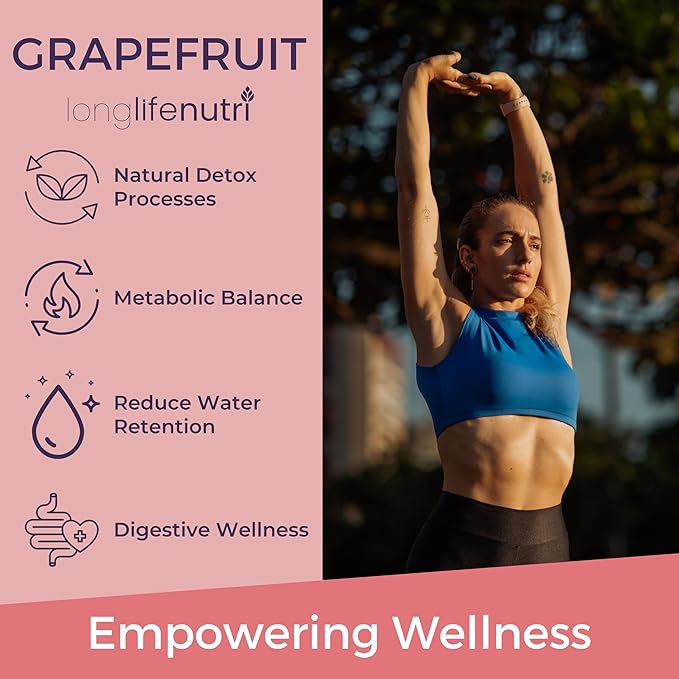 LongLifeNutri Grapefruit Seed Extract 500 mg + Vascular Synergy (Diosmin Hesperidin Complex) 1300 mg Bundle - 180 + 240 Capsules 6-4 Month Supply Daily Energy &amp Vein Support Made in USA