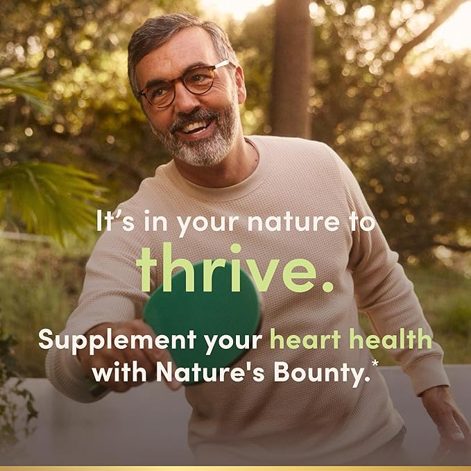 Nature's Bounty CoQ10 Supports Heart Health Dietary Supplement 200mg 80 Rapid Release Softgels